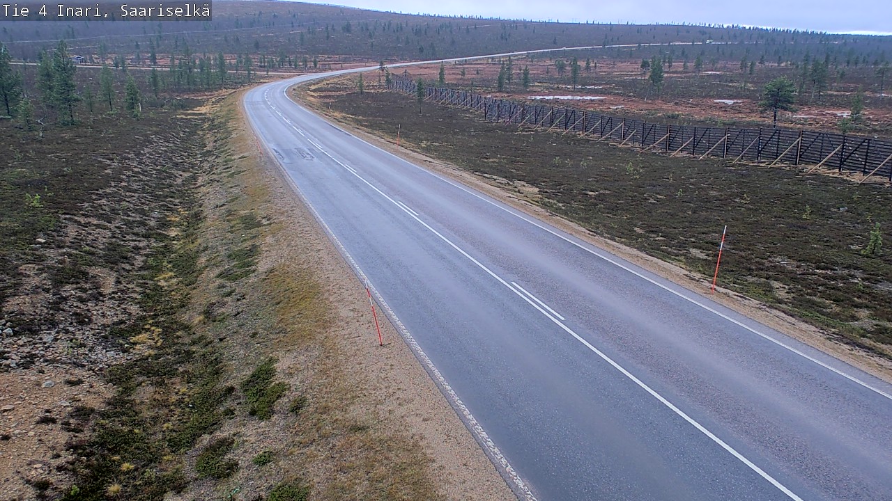 Kelikamerat Kuva Tie 4 Inari, Saariselkä, Kaunispää, Inari, Lappi