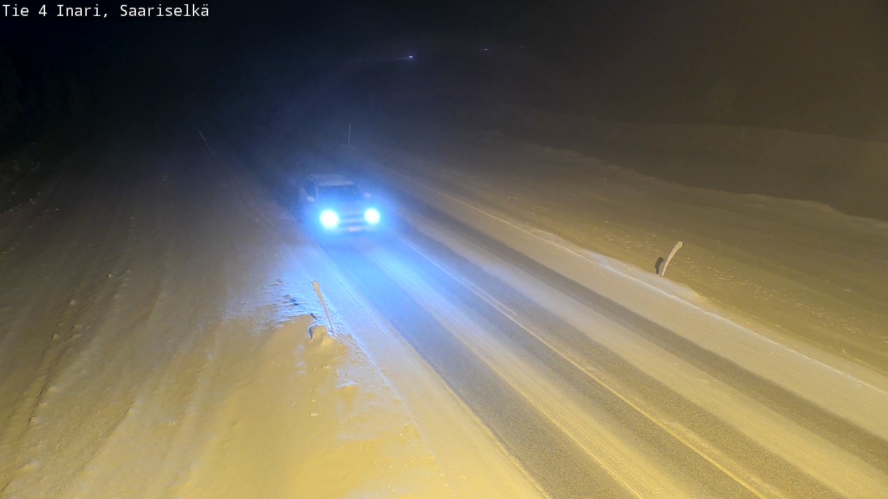Kelikamerat Kuva Tie 4 Inari, Saariselkä, Kaunispää, Inari, Lappi