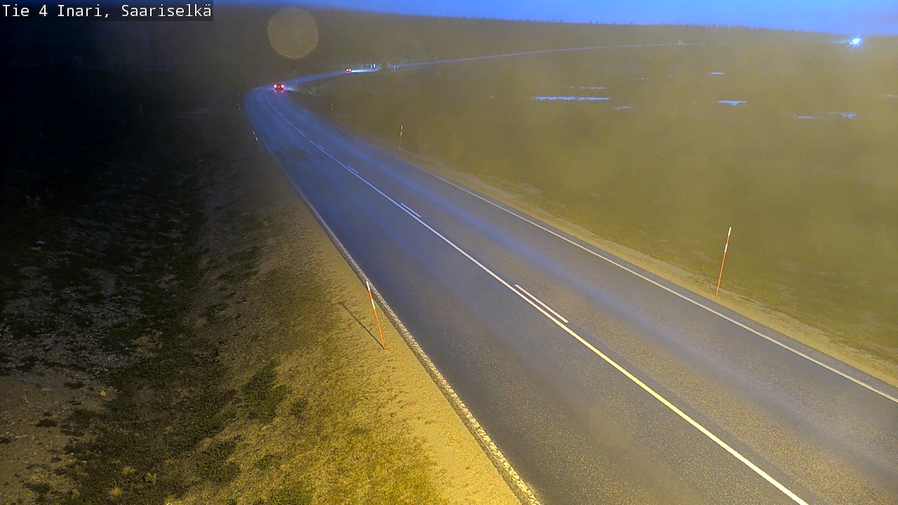 Kelikamerat Kuva Tie 4 Inari, Saariselkä, Kaunispää, Inari, Lappi