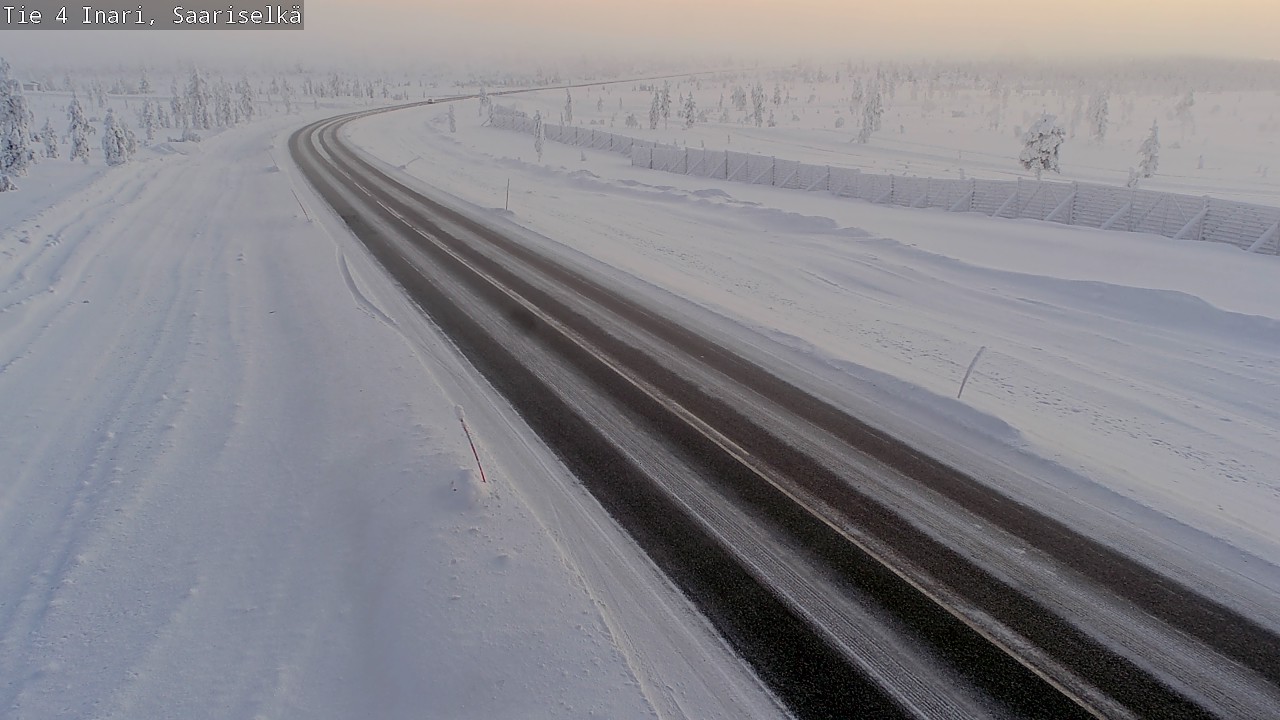 Kelikamerat Kuva Tie 4 Inari, Saariselkä, Kaunispää, Inari, Lappi