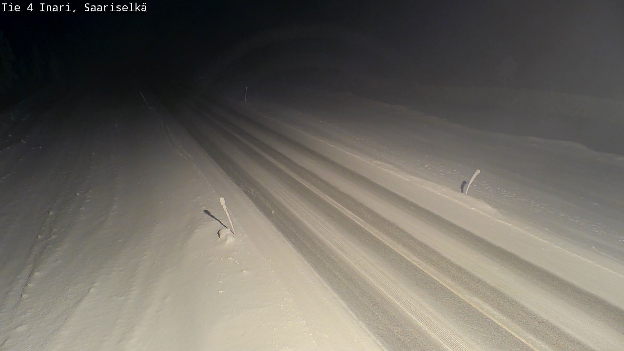 Kelikamerat Kuva Tie 4 Inari, Saariselkä, Kaunispää, Inari, Lappi