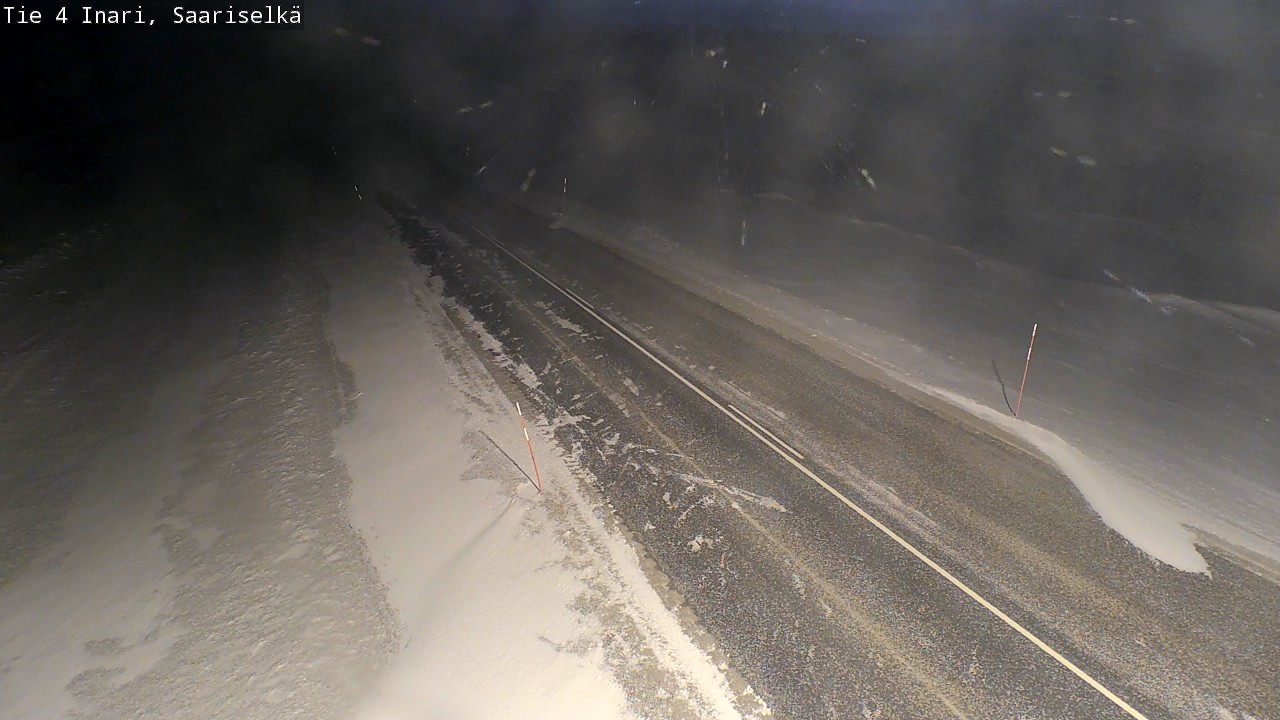 Kelikamerat Kuva Tie 4 Inari, Saariselkä, Kaunispää, Inari, Lappi