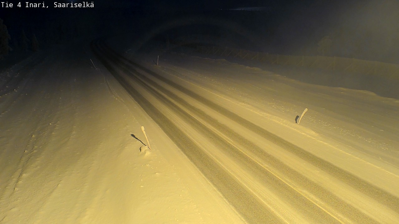 Kelikamerat Kuva Tie 4 Inari, Saariselkä, Kaunispää, Inari, Lappi