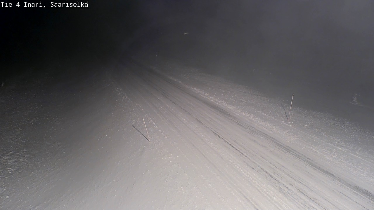 Weather Camera Image Väg 4 Enare, Saariselkä, Kaunispää, Inari, Lappi