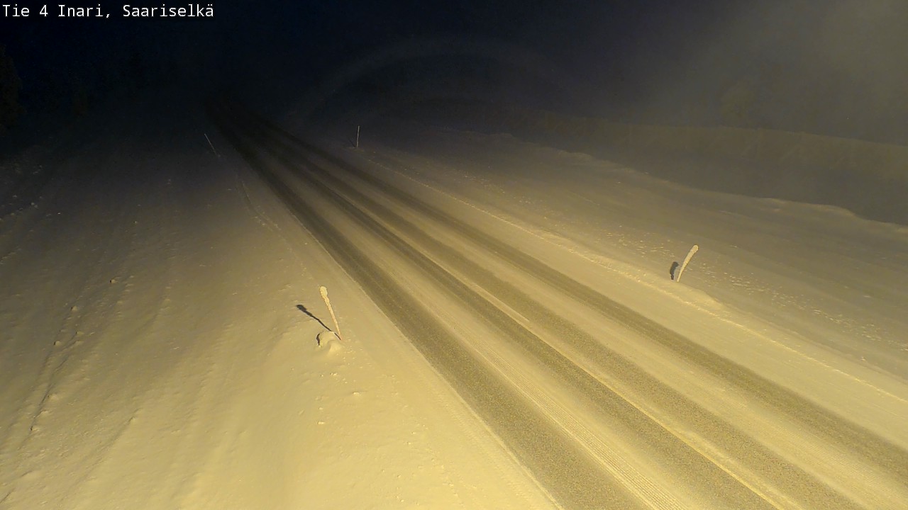 Kelikamerat Kuva Tie 4 Inari, Saariselkä, Kaunispää, Inari, Lappi