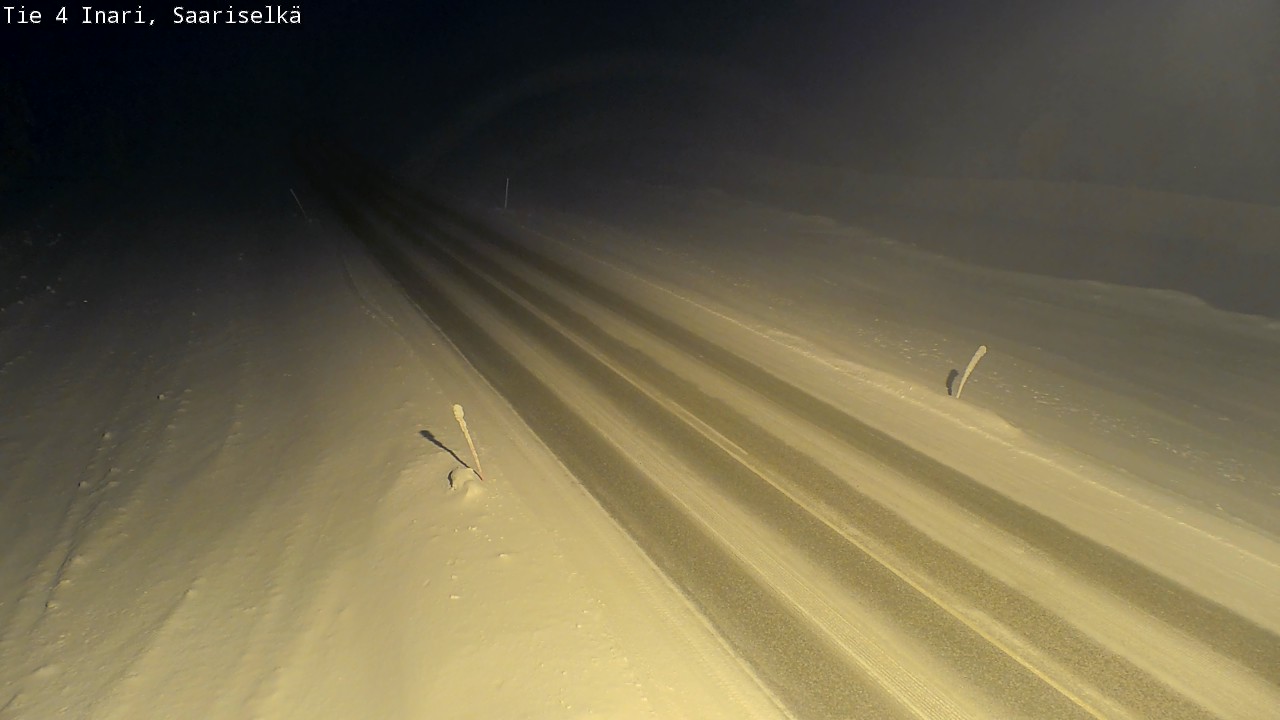 Kelikamerat Kuva Tie 4 Inari, Saariselkä, Kaunispää, Inari, Lappi