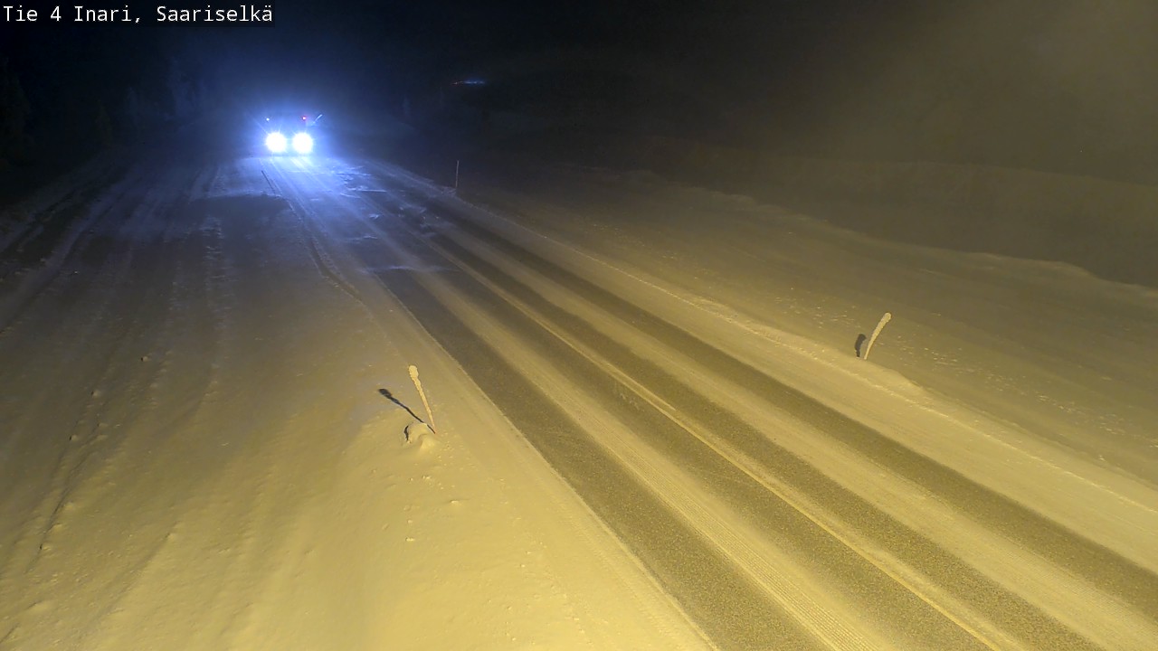 Kelikamerat Kuva Tie 4 Inari, Saariselkä, Kaunispää, Inari, Lappi