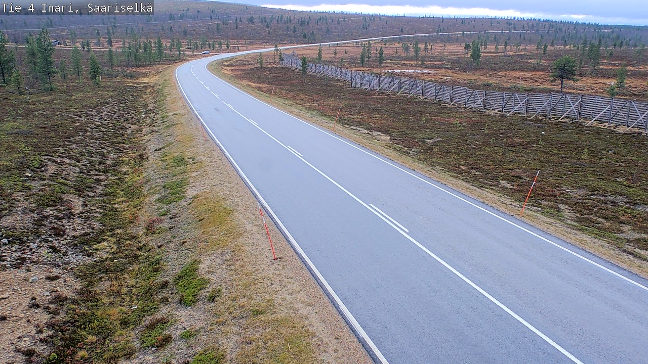 Kelikamerat Kuva Tie 4 Inari, Saariselkä, Kaunispää, Inari, Lappi