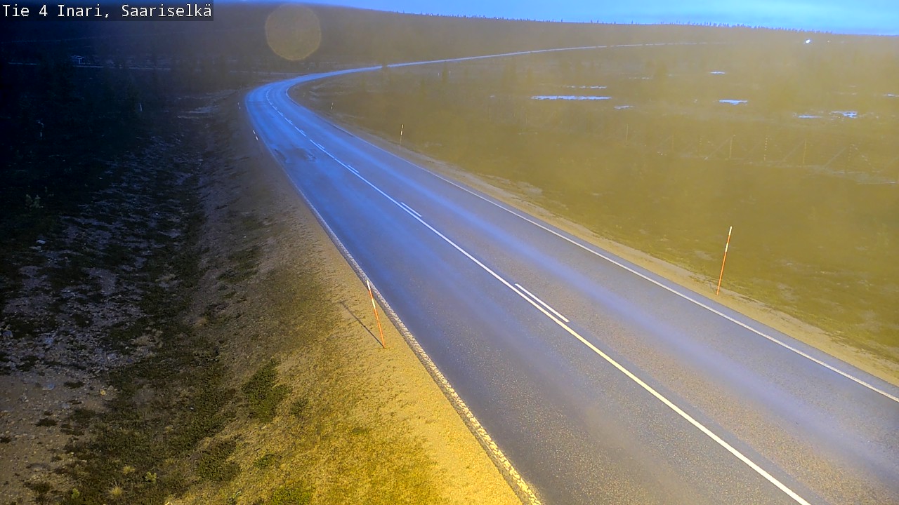 Kelikamerat Kuva Tie 4 Inari, Saariselkä, Kaunispää, Inari, Lappi