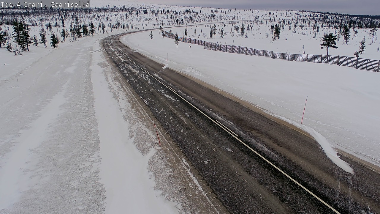 Kelikamerat Kuva Tie 4 Inari, Saariselkä, Kaunispää, Inari, Lappi