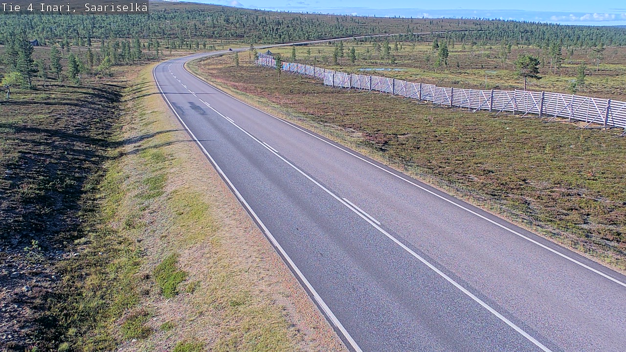 Kelikamerat Kuva Tie 4 Inari, Saariselkä, Kaunispää, Inari, Lappi