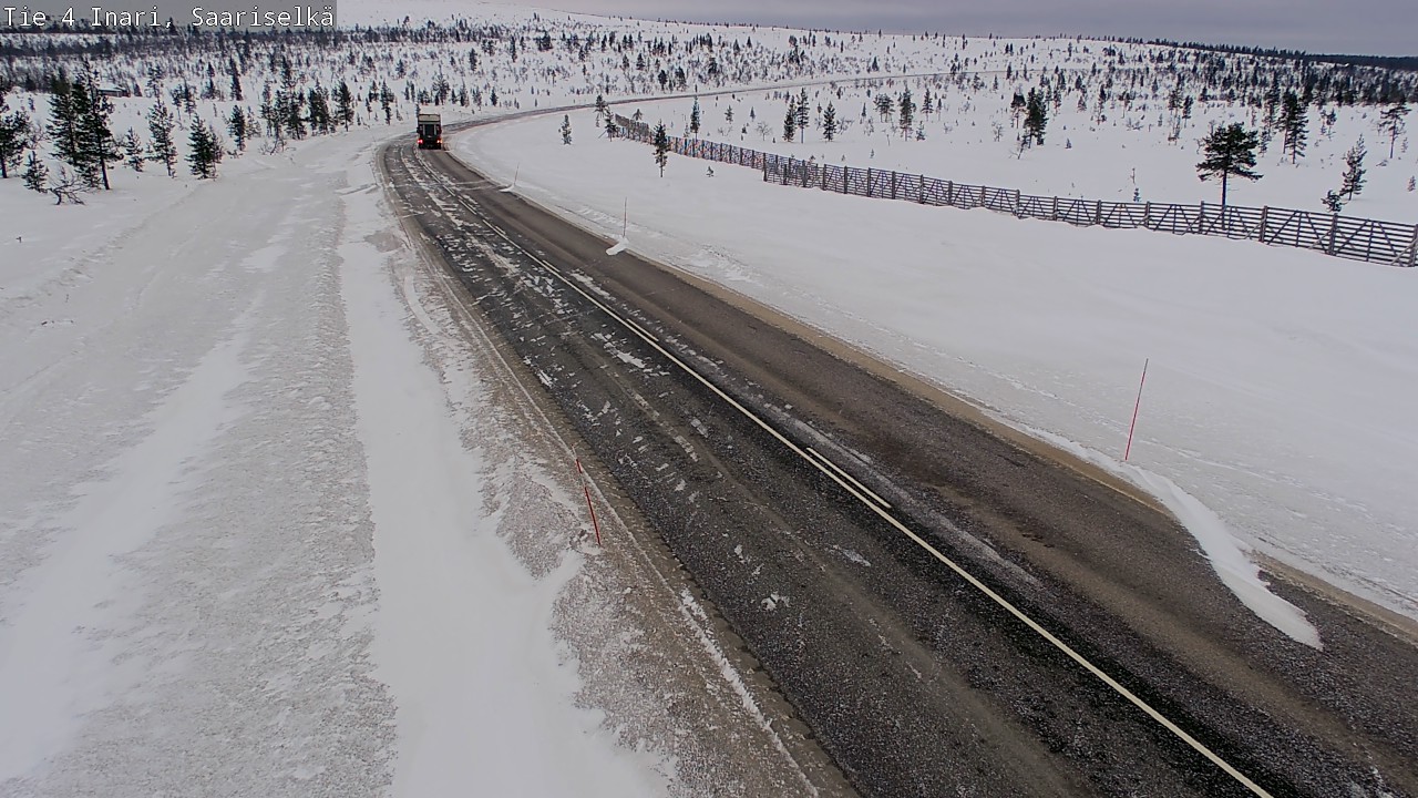 Kelikamerat Kuva Tie 4 Inari, Saariselkä, Kaunispää, Inari, Lappi