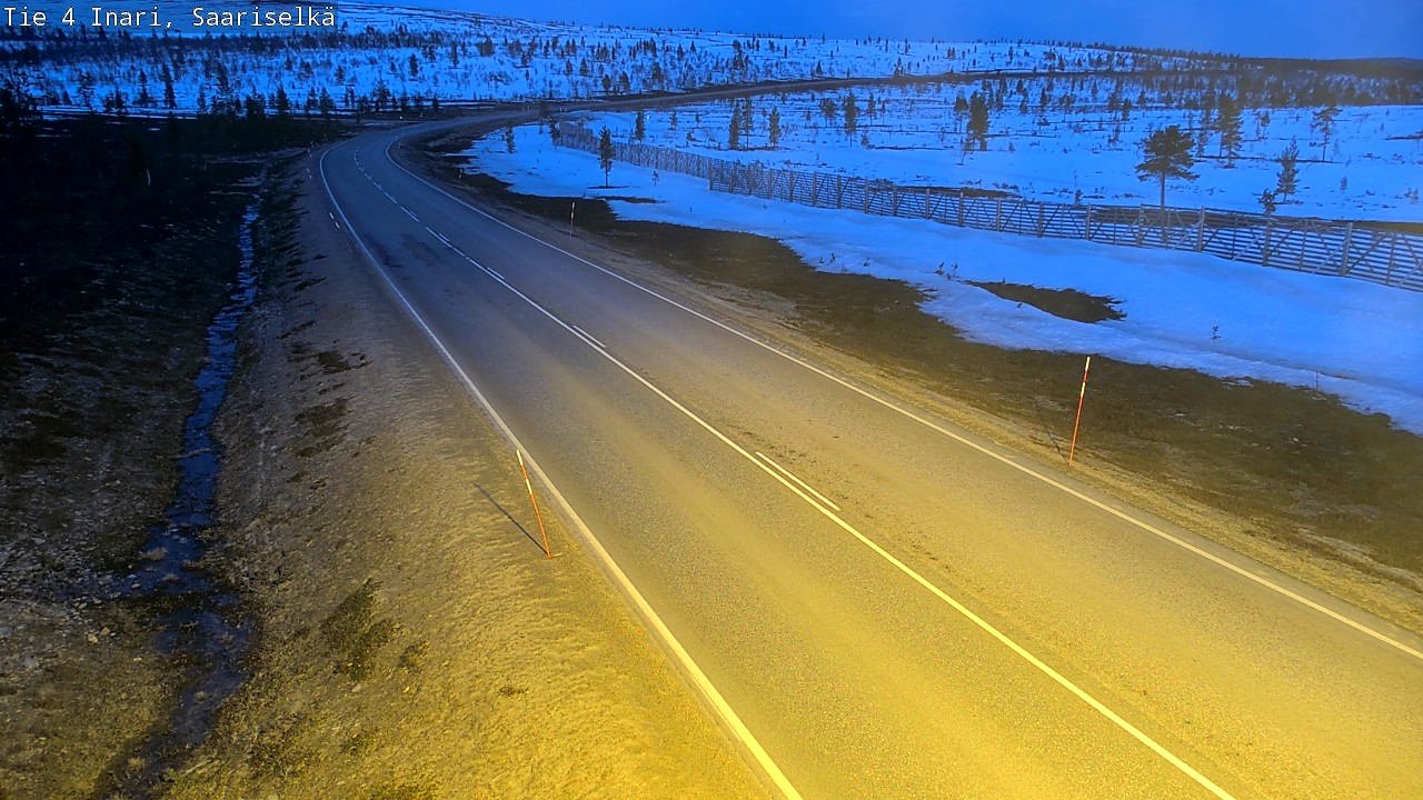 Kelikamerat Kuva Tie 4 Inari, Saariselkä, Kaunispää, Inari, Lappi