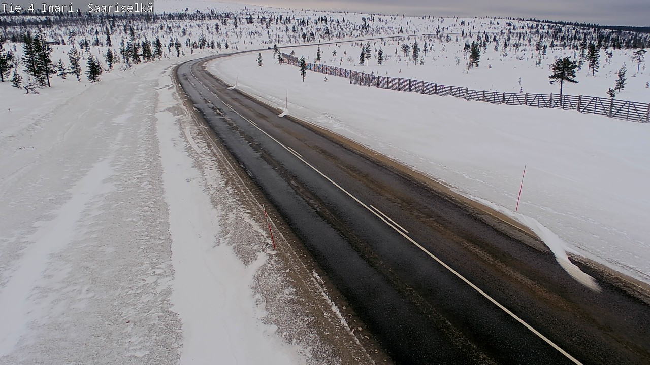 Kelikamerat Kuva Tie 4 Inari, Saariselkä, Kaunispää, Inari, Lappi