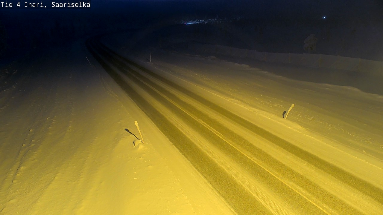Kelikamerat Kuva Tie 4 Inari, Saariselkä, Kaunispää, Inari, Lappi