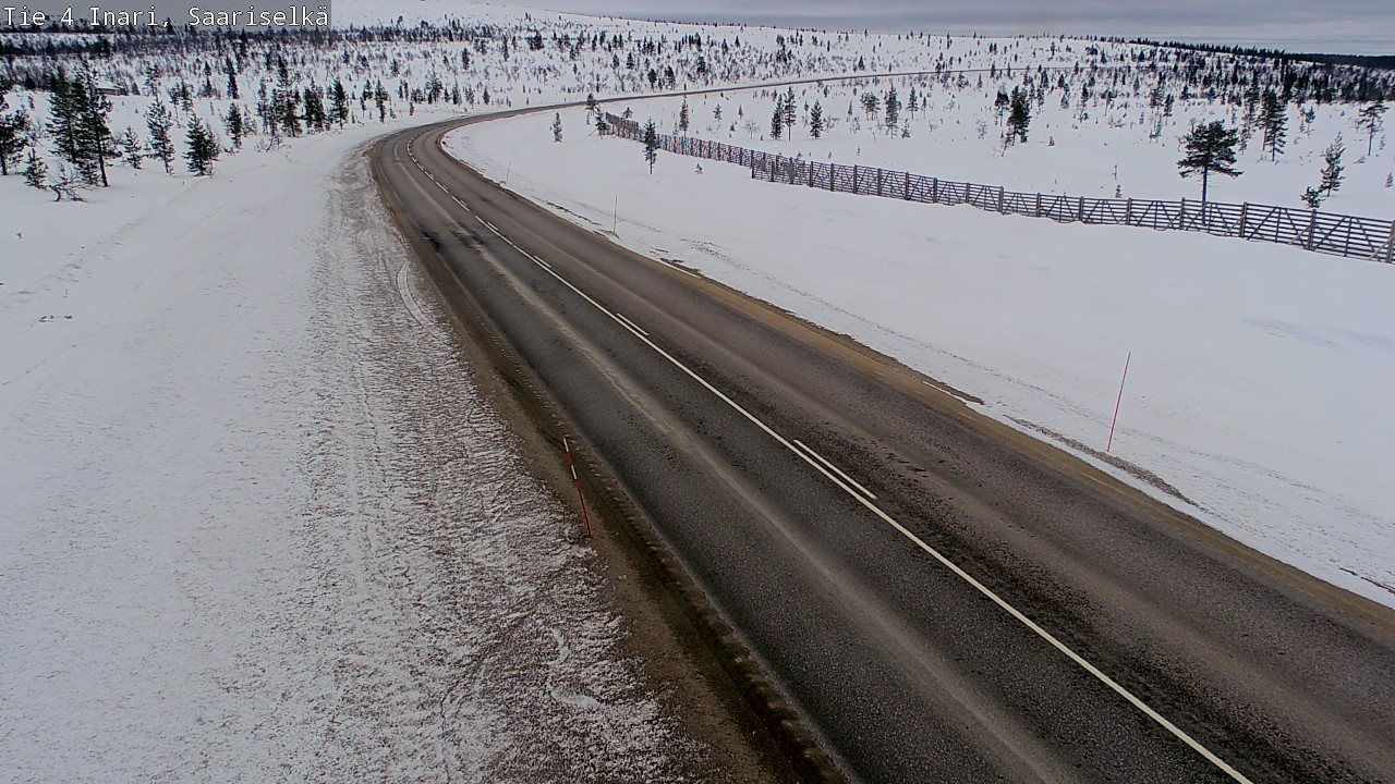 Kelikamerat Kuva Tie 4 Inari, Saariselkä, Kaunispää, Inari, Lappi