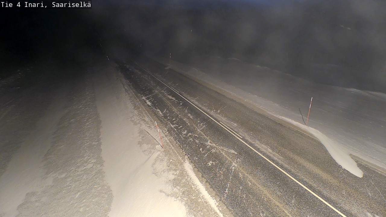 Kelikamerat Kuva Tie 4 Inari, Saariselkä, Kaunispää, Inari, Lappi