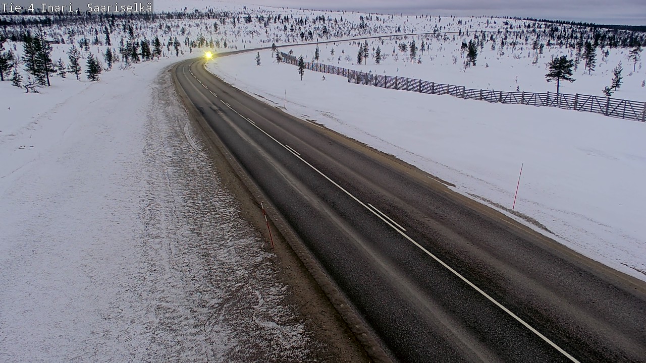 Kelikamerat Kuva Tie 4 Inari, Saariselkä, Kaunispää, Inari, Lappi