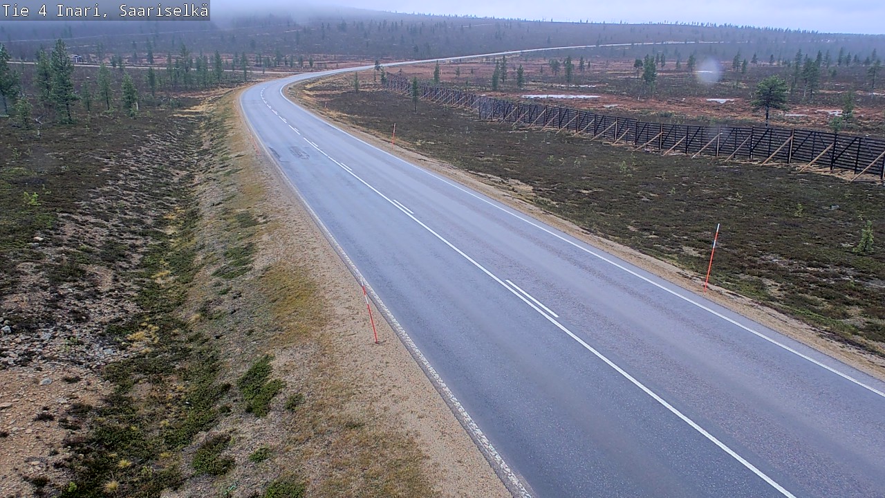 Kelikamerat Kuva Tie 4 Inari, Saariselkä, Kaunispää, Inari, Lappi