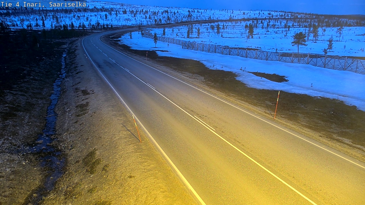Kelikamerat Kuva Tie 4 Inari, Saariselkä, Kaunispää, Inari, Lappi