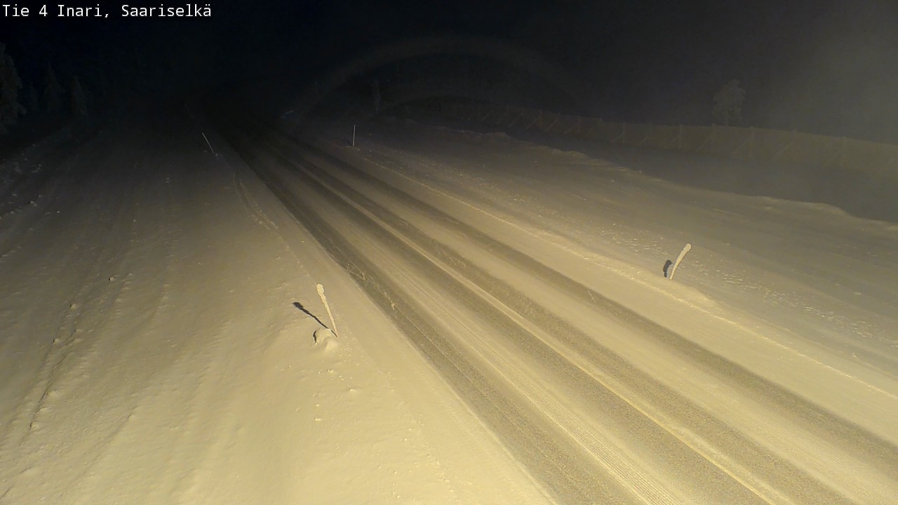Kelikamerat Kuva Tie 4 Inari, Saariselkä, Kaunispää, Inari, Lappi