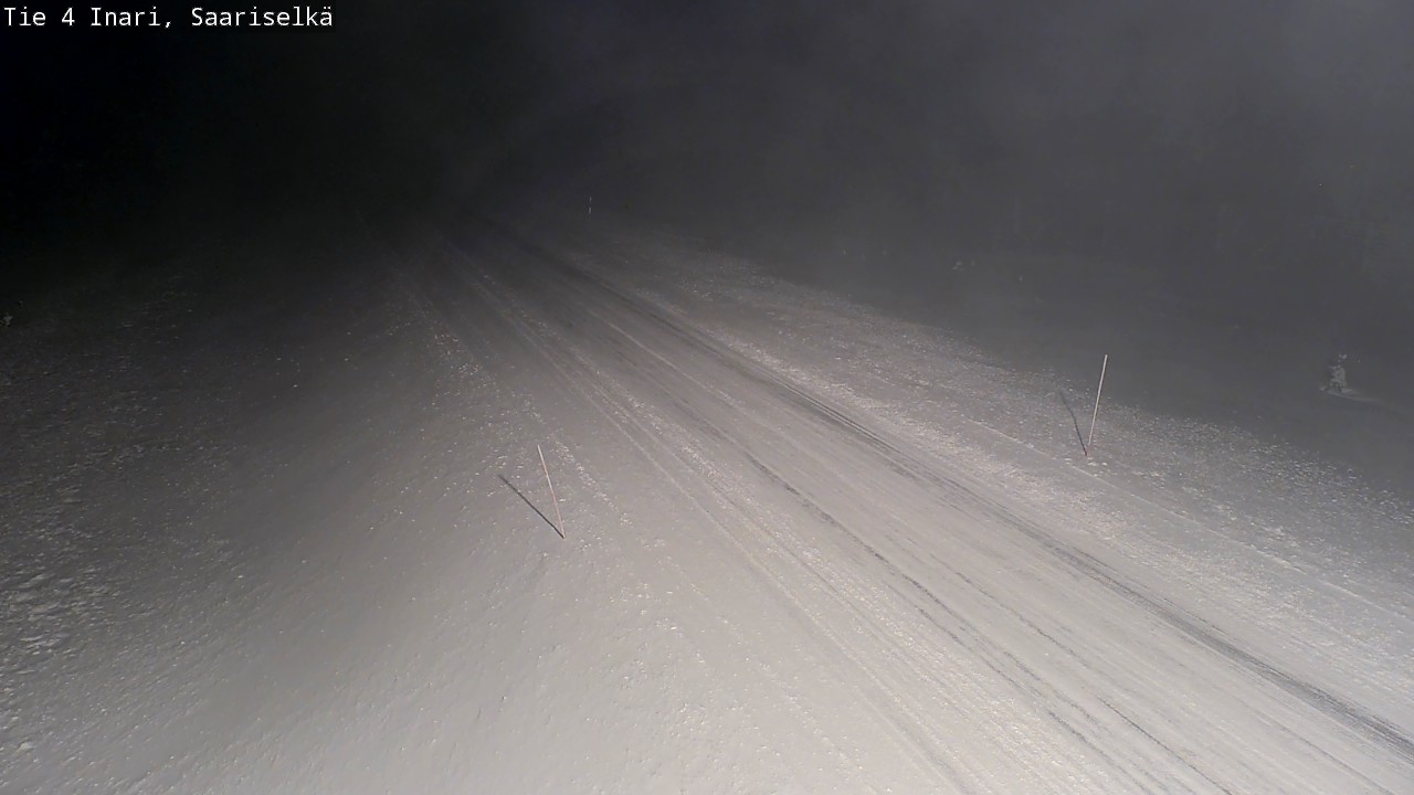 Weather Camera Image Väg 4 Enare, Saariselkä, Kaunispää, Inari, Lappi
