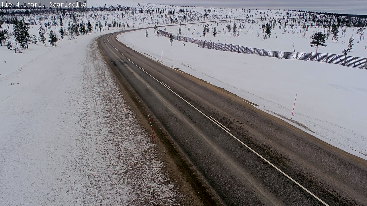 Kelikamerat Kuva Tie 4 Inari, Saariselkä, Kaunispää, Inari, Lappi