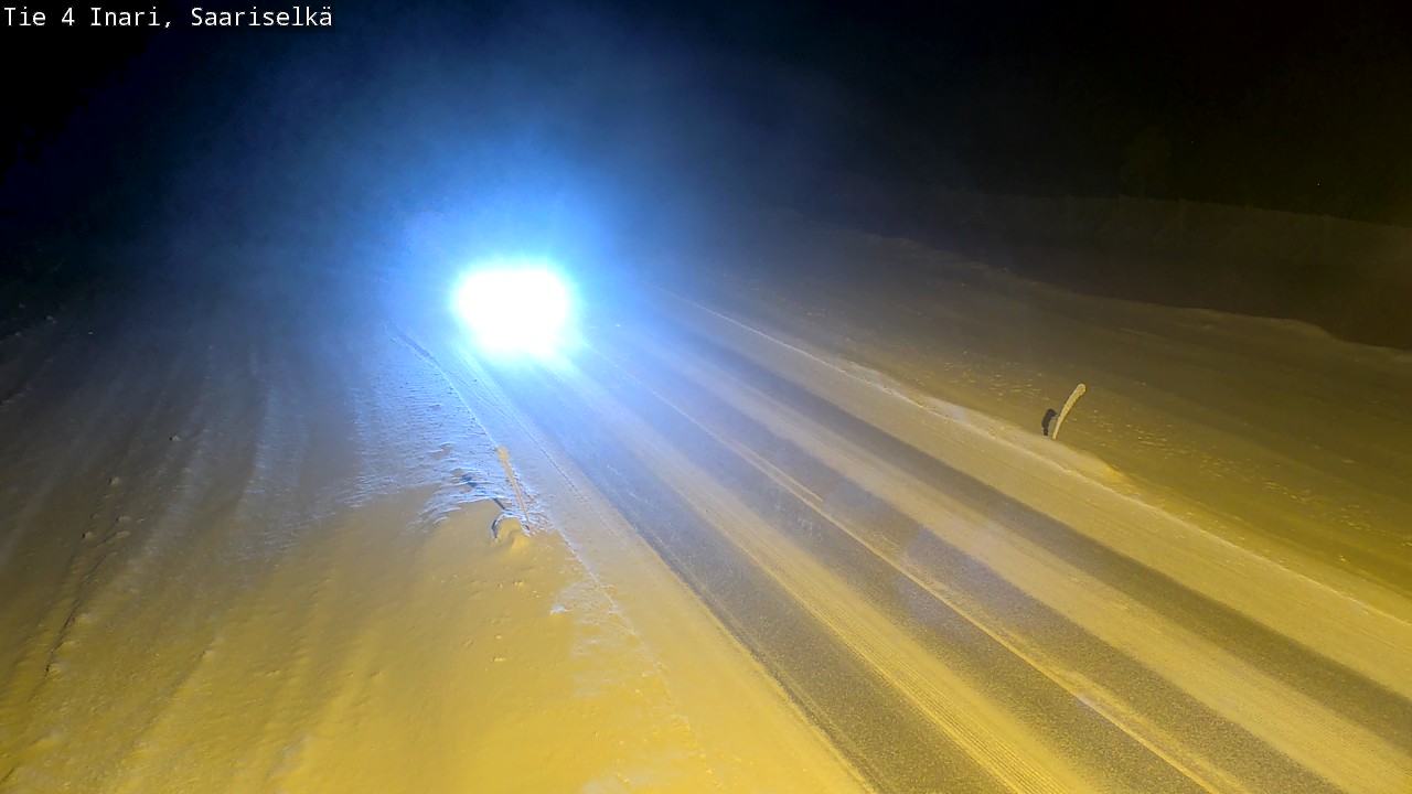 Kelikamerat Kuva Tie 4 Inari, Saariselkä, Kaunispää, Inari, Lappi