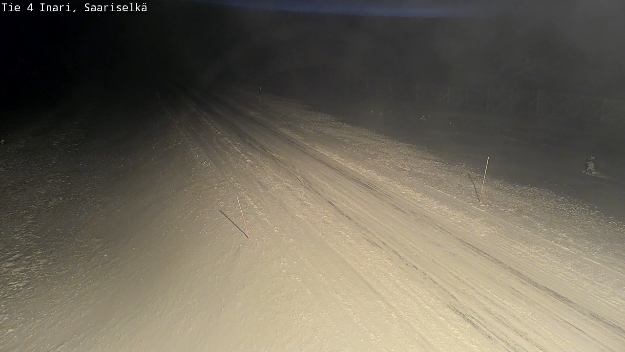 Weather Camera Image Väg 4 Enare, Saariselkä, Kaunispää, Inari, Lappi