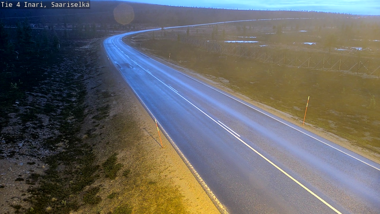 Kelikamerat Kuva Tie 4 Inari, Saariselkä, Kaunispää, Inari, Lappi