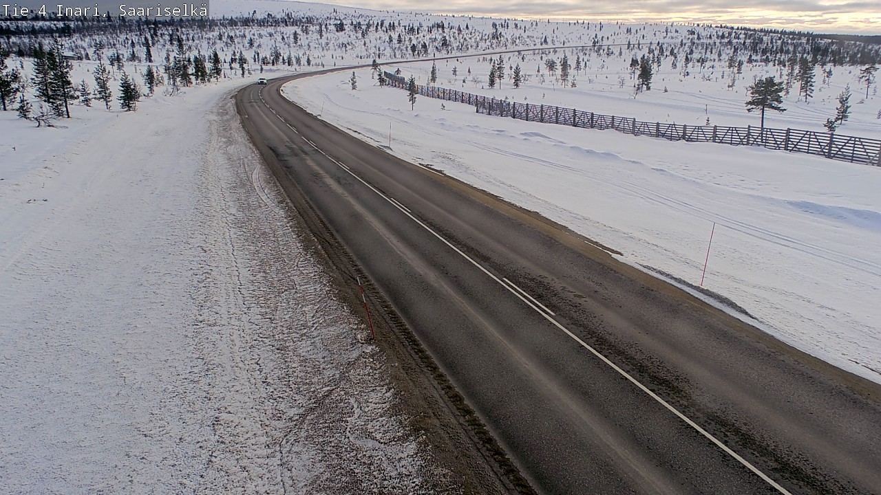 Kelikamerat Kuva Tie 4 Inari, Saariselkä, Kaunispää, Inari, Lappi