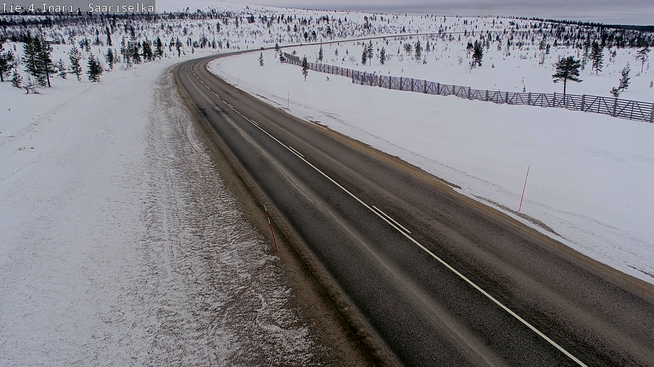 Kelikamerat Kuva Tie 4 Inari, Saariselkä, Kaunispää, Inari, Lappi