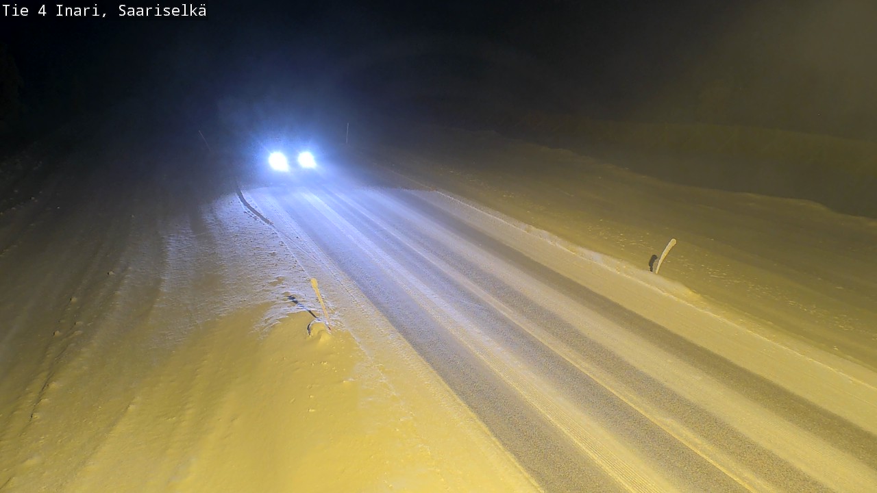 Kelikamerat Kuva Tie 4 Inari, Saariselkä, Kaunispää, Inari, Lappi