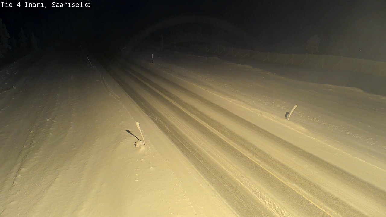 Kelikamerat Kuva Tie 4 Inari, Saariselkä, Kaunispää, Inari, Lappi