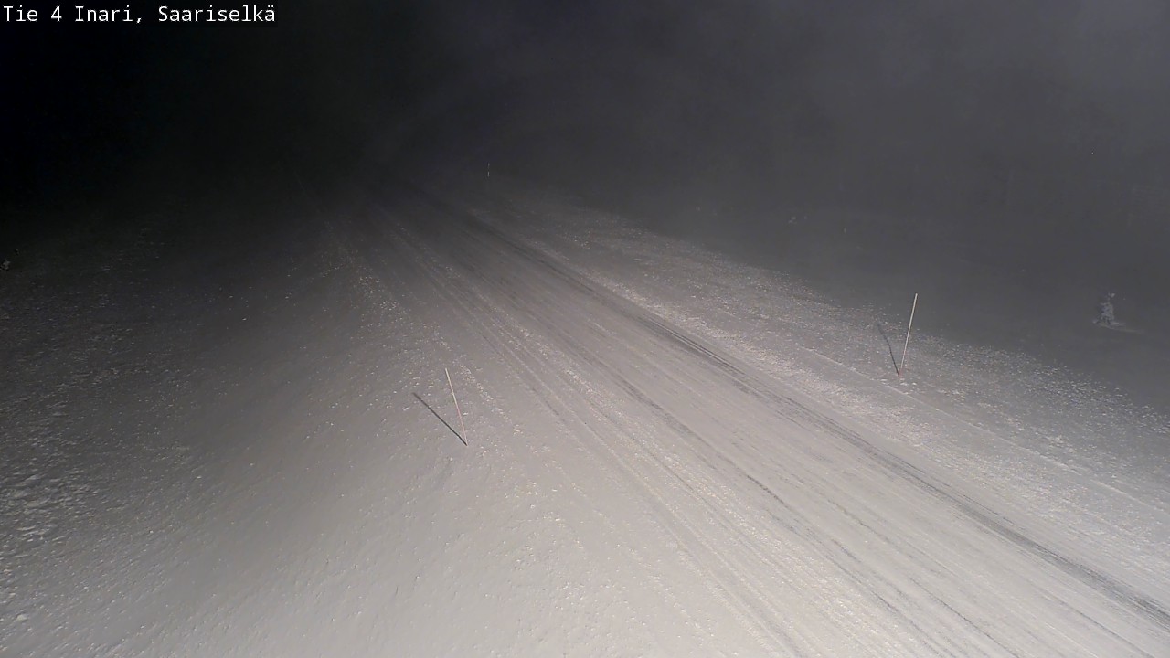 Weather Camera Image Väg 4 Enare, Saariselkä, Kaunispää, Inari, Lappi