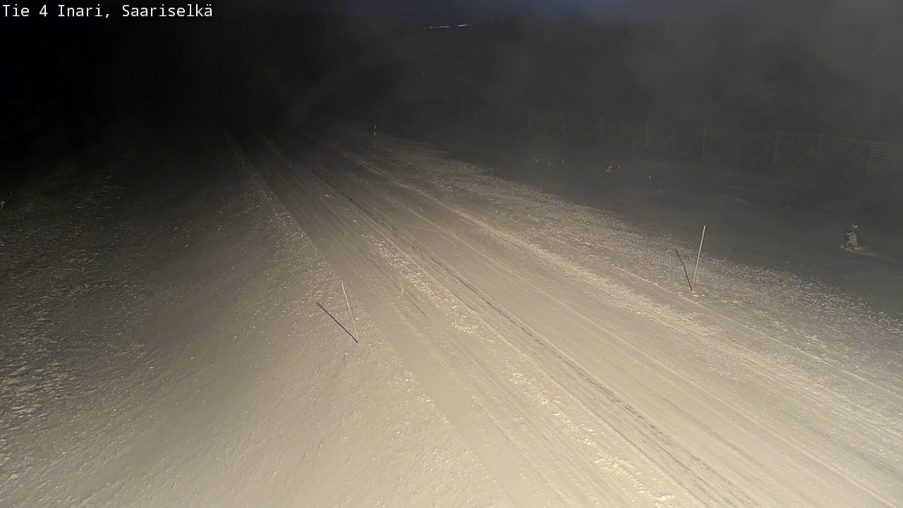 Weather Camera Image Väg 4 Enare, Saariselkä, Kaunispää, Inari, Lappi