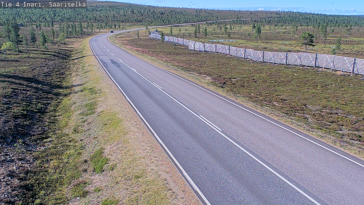Kelikamerat Kuva Tie 4 Inari, Saariselkä, Kaunispää, Inari, Lappi