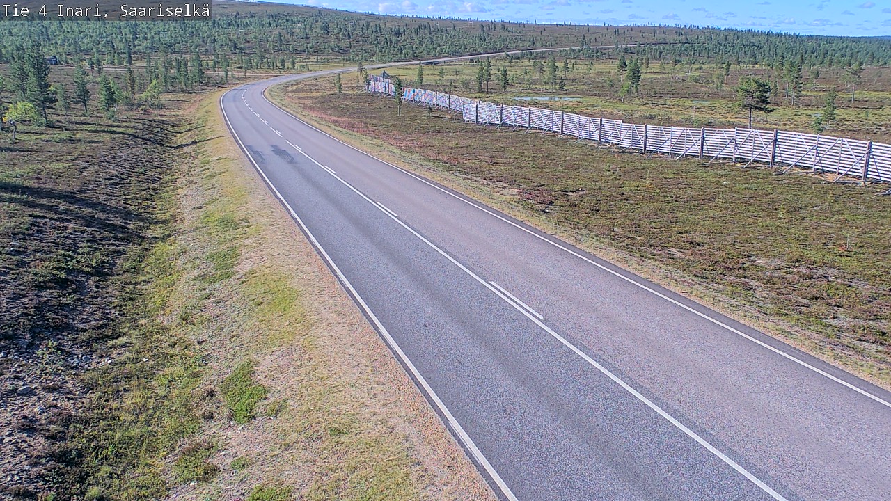 Kelikamerat Kuva Tie 4 Inari, Saariselkä, Kaunispää, Inari, Lappi