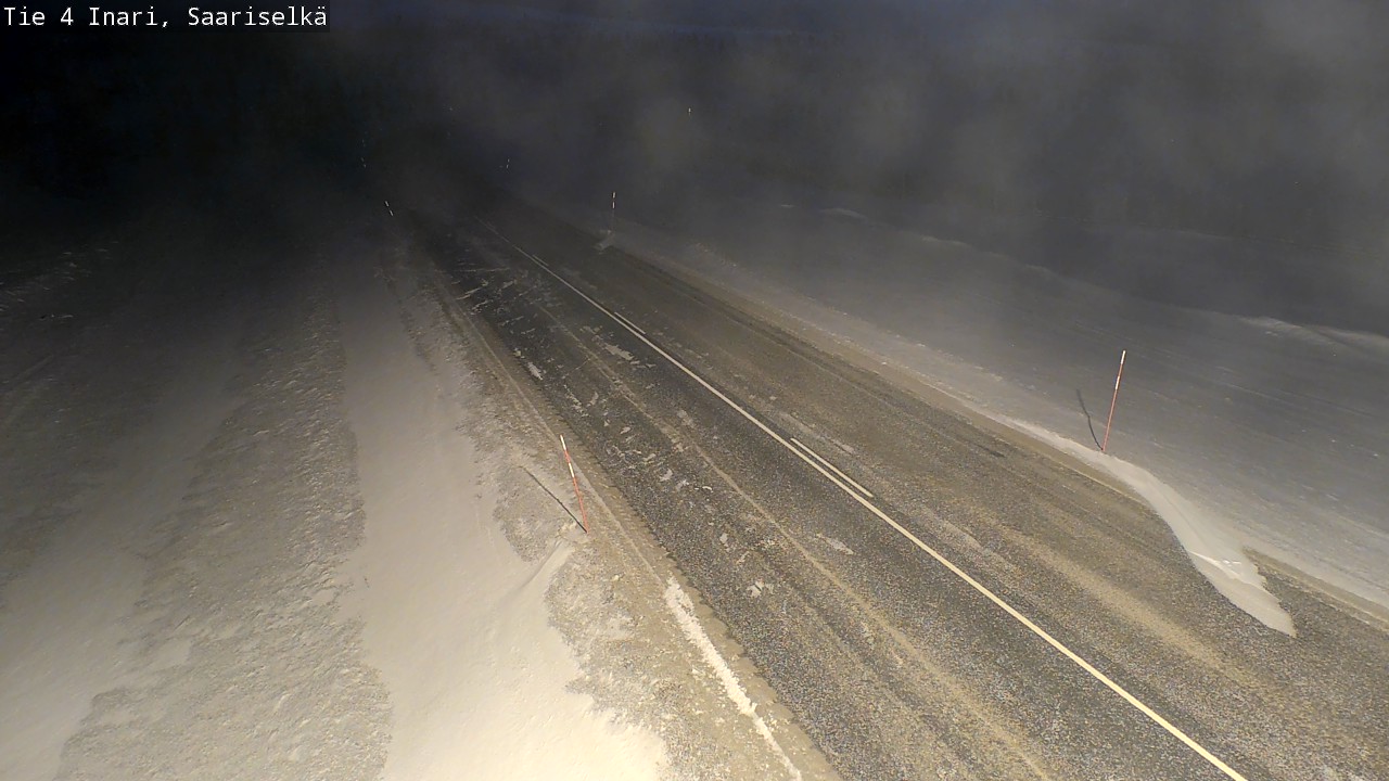 Kelikamerat Kuva Tie 4 Inari, Saariselkä, Kaunispää, Inari, Lappi