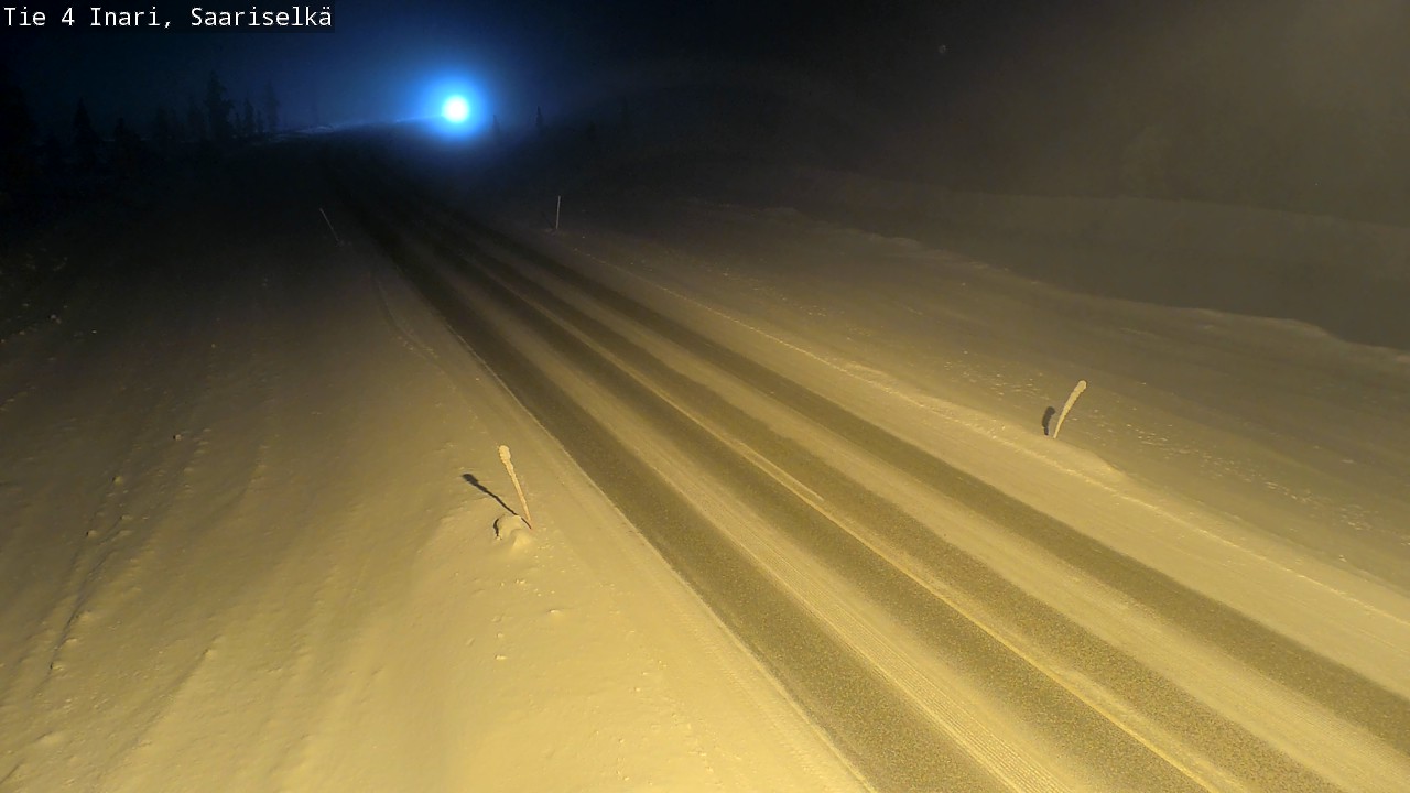 Kelikamerat Kuva Tie 4 Inari, Saariselkä, Kaunispää, Inari, Lappi