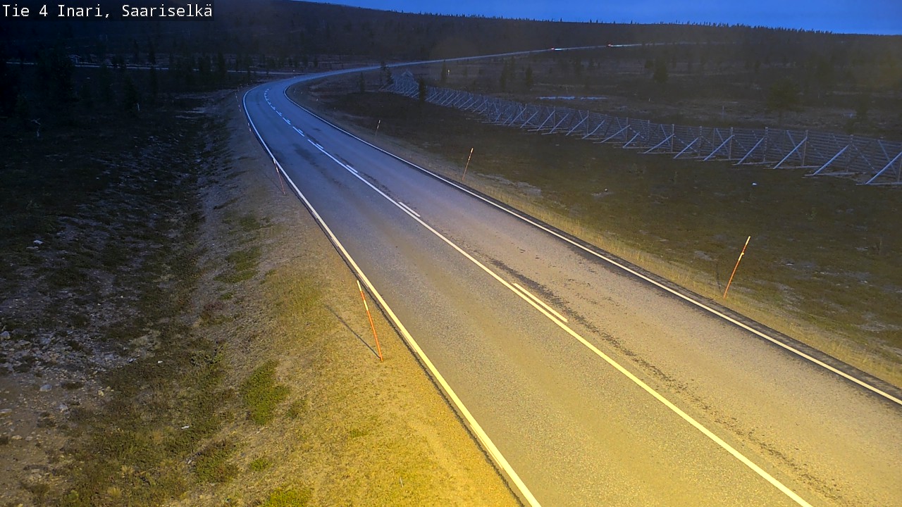 Kelikamerat Kuva Tie 4 Inari, Saariselkä, Kaunispää, Inari, Lappi