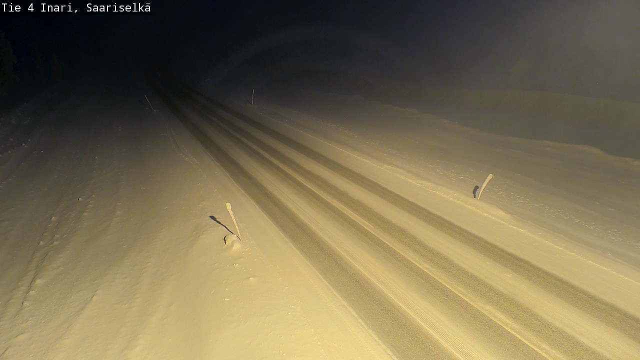 Kelikamerat Kuva Tie 4 Inari, Saariselkä, Kaunispää, Inari, Lappi