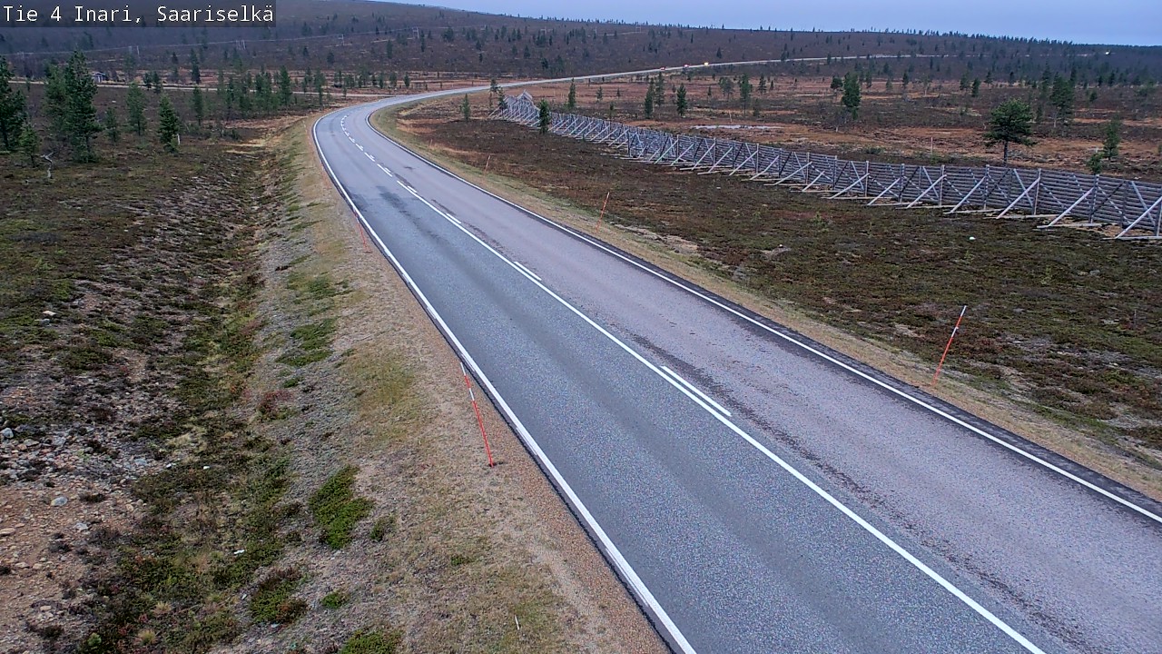 Kelikamerat Kuva Tie 4 Inari, Saariselkä, Kaunispää, Inari, Lappi
