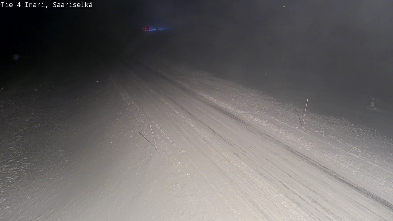 Weather Camera Image Väg 4 Enare, Saariselkä, Kaunispää, Inari, Lappi
