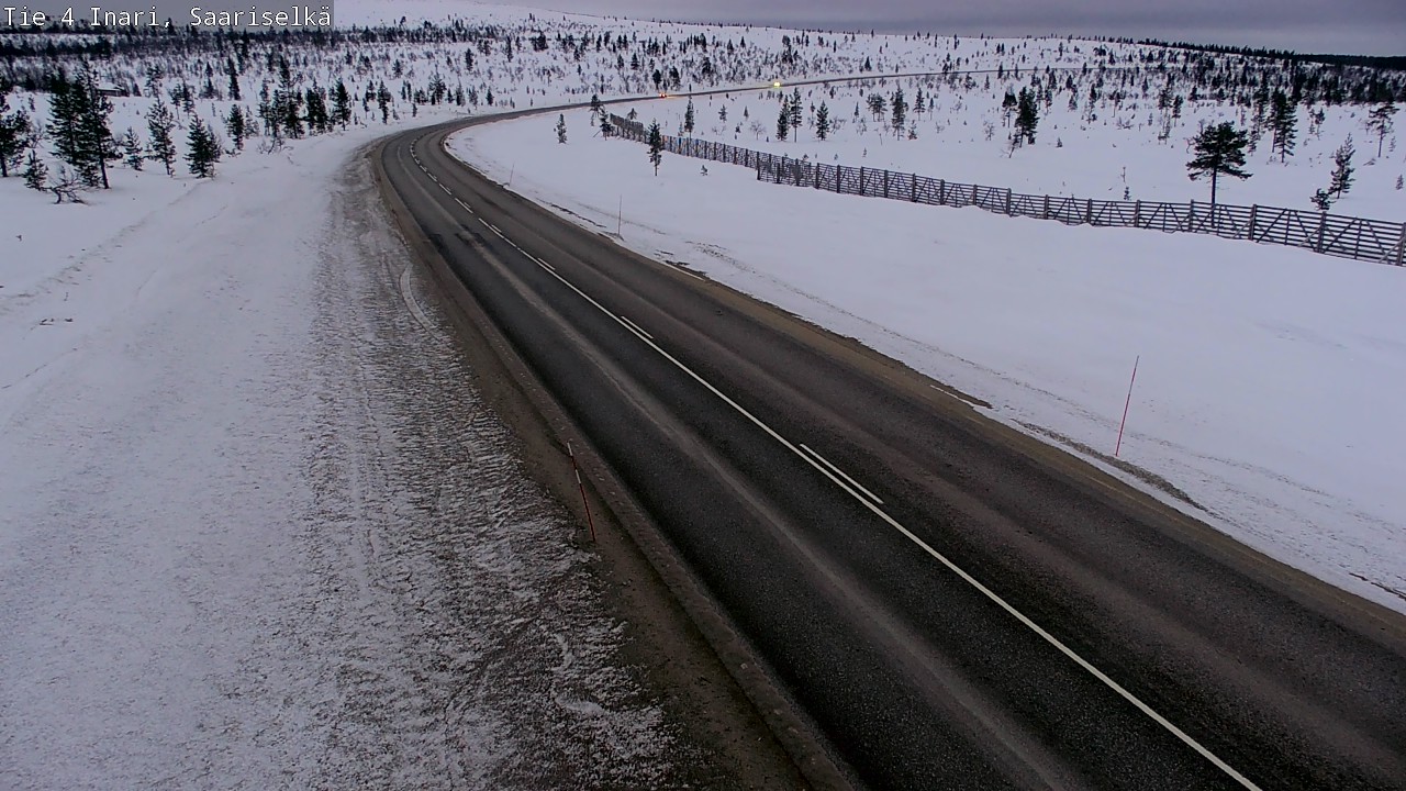 Kelikamerat Kuva Tie 4 Inari, Saariselkä, Kaunispää, Inari, Lappi