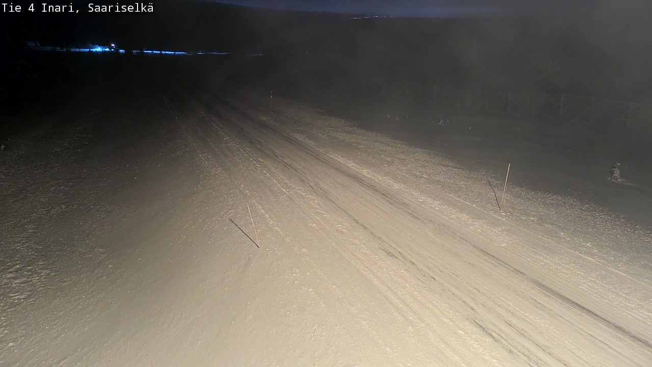 Weather Camera Image Väg 4 Enare, Saariselkä, Kaunispää, Inari, Lappi