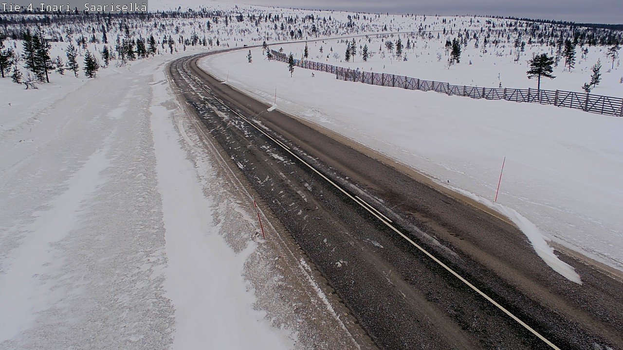 Kelikamerat Kuva Tie 4 Inari, Saariselkä, Kaunispää, Inari, Lappi