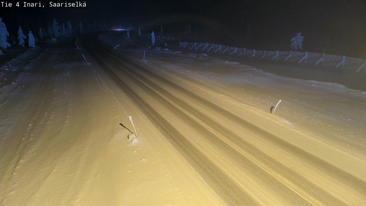 Kelikamerat Kuva Tie 4 Inari, Saariselkä, Kaunispää, Inari, Lappi