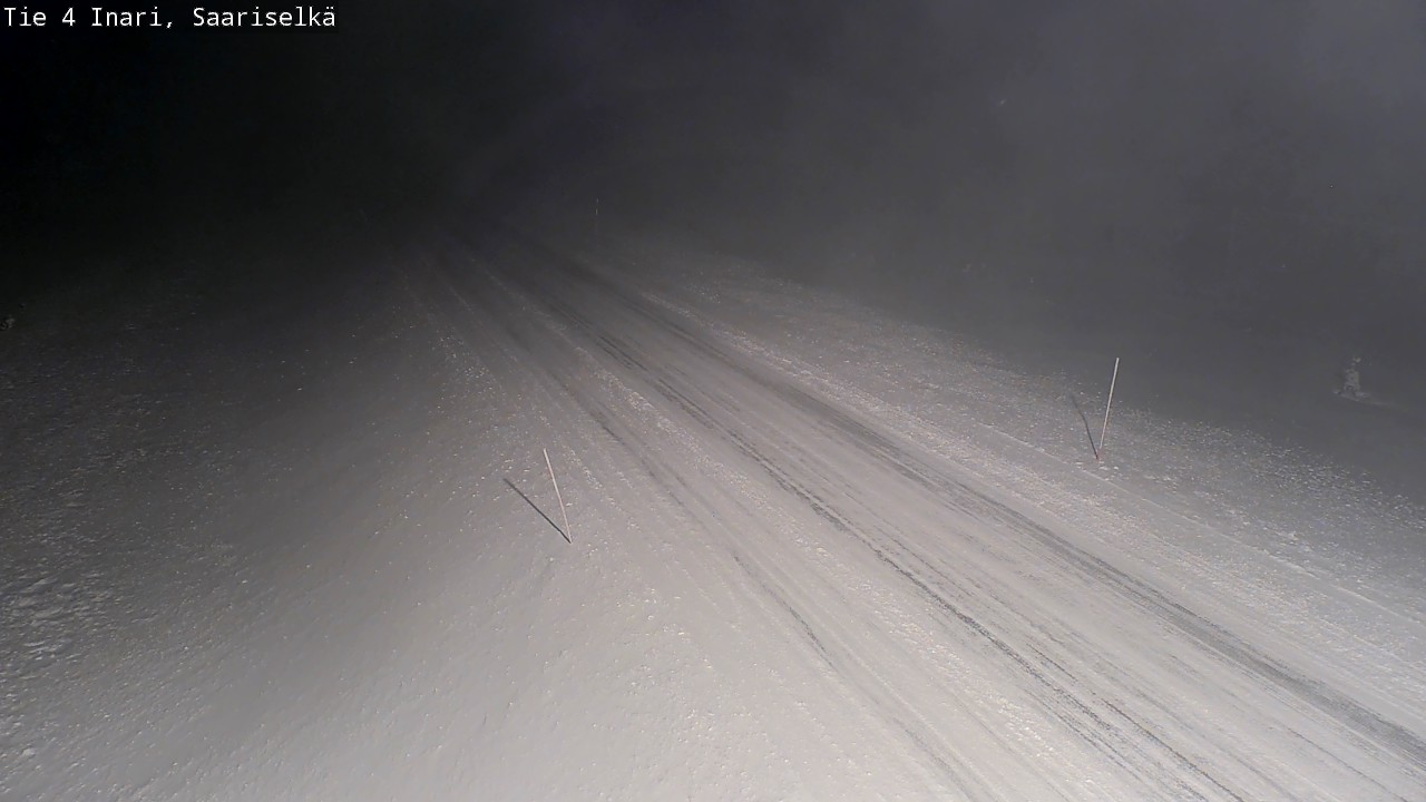 Weather Camera Image Väg 4 Enare, Saariselkä, Kaunispää, Inari, Lappi