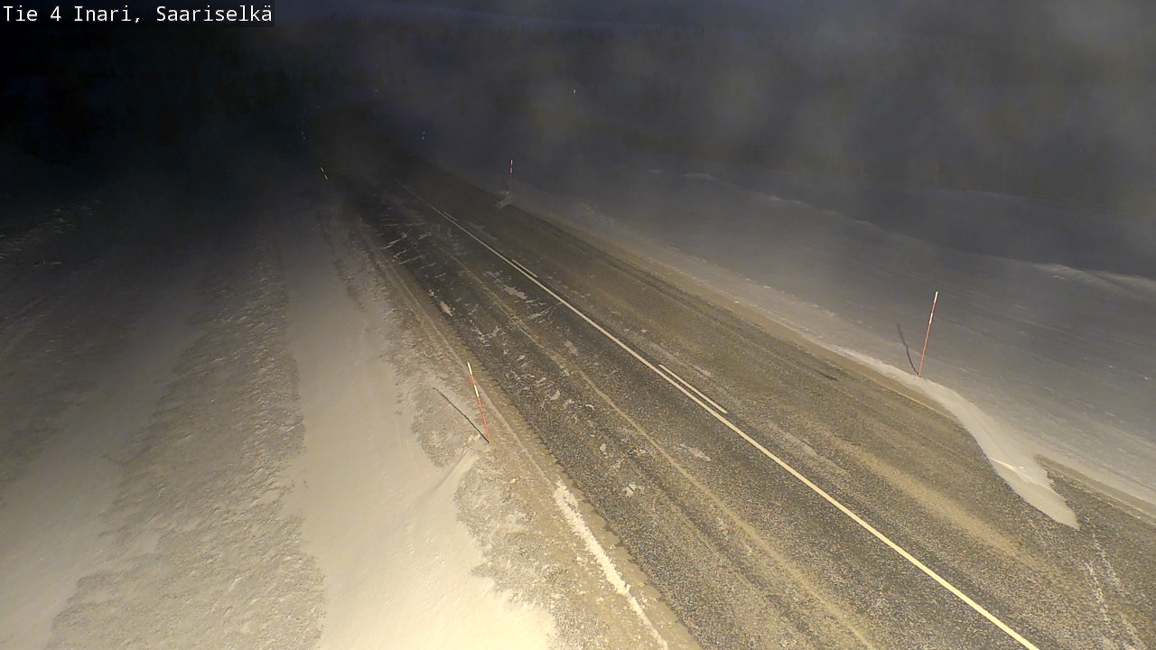 Kelikamerat Kuva Tie 4 Inari, Saariselkä, Kaunispää, Inari, Lappi